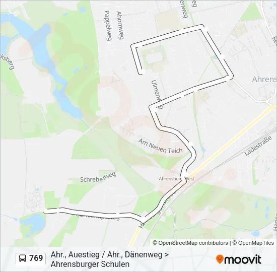 769 Bus Line Map