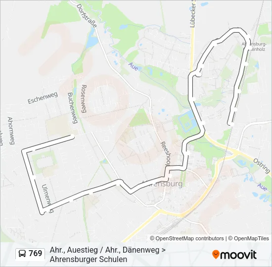 769 Bus Line Map