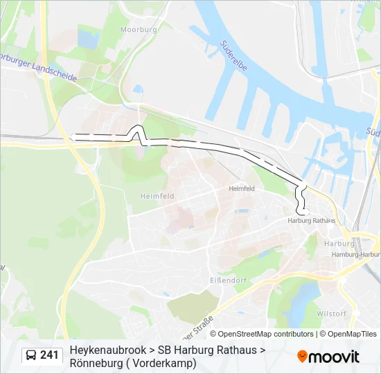 241 Bus Line Map