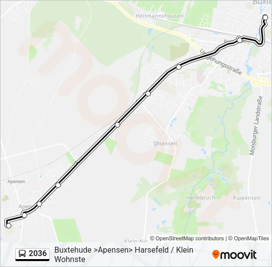 2036 Bus Line Map