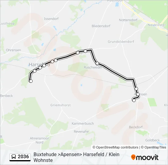 2036 Bus Line Map