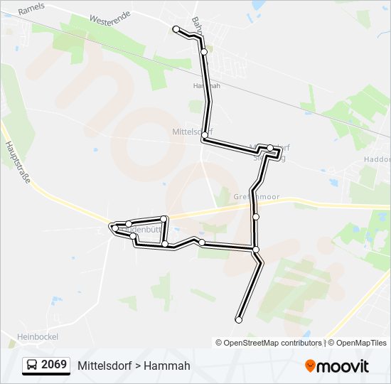 2069 bus Line Map