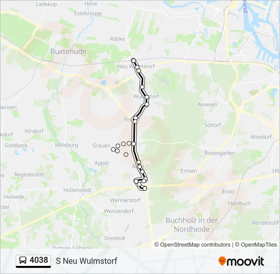 4038 Bus Line Map
