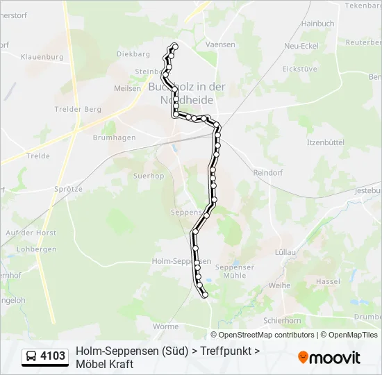 4103 Bus Line Map
