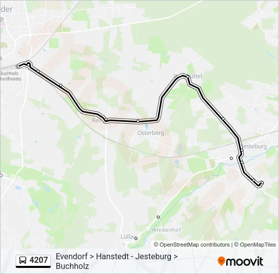 4207 Bus Line Map