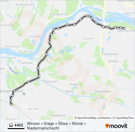 4405 Bus Line Map