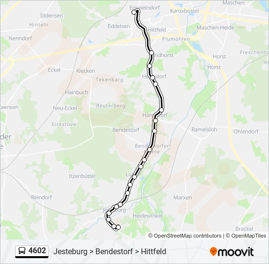 4602 bus Line Map