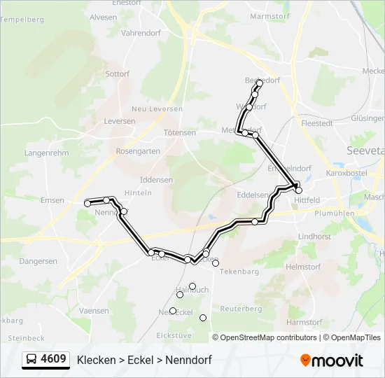 4609 Bus Line Map