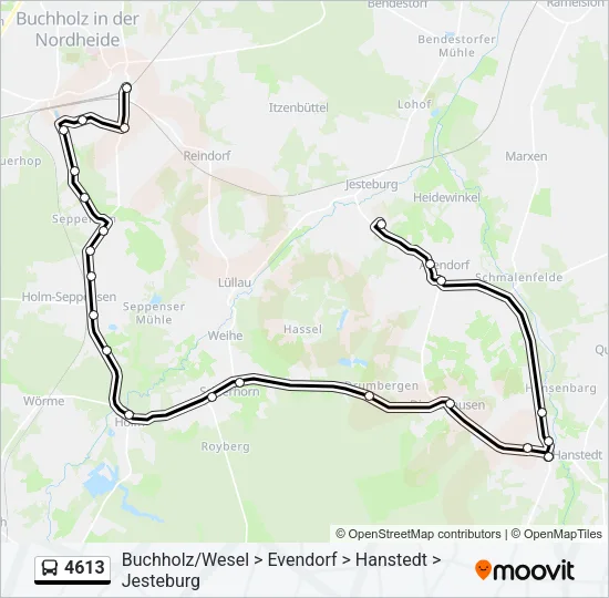 4613 Bus Line Map
