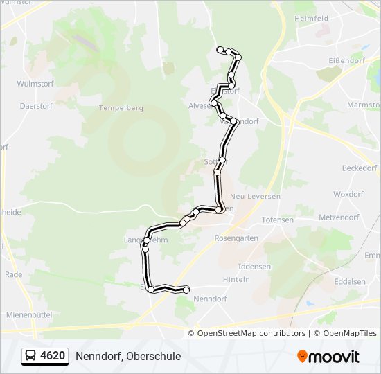 4620 bus Line Map