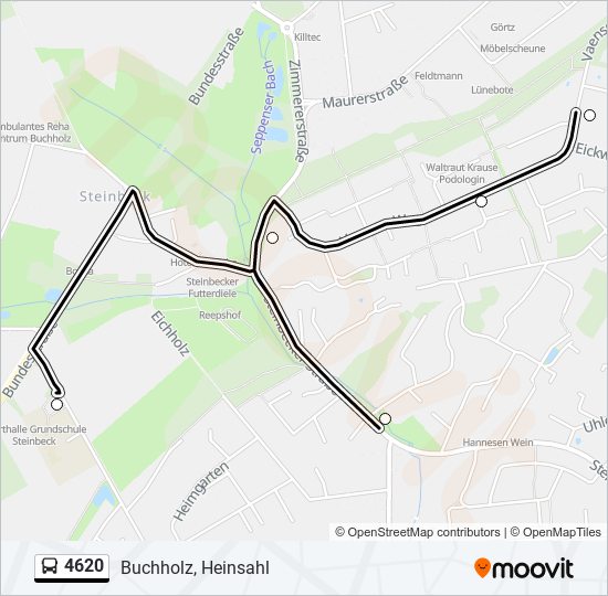 4620 bus Line Map