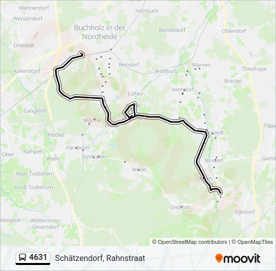 4631 Bus Line Map
