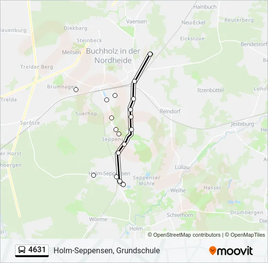4631 Bus Line Map