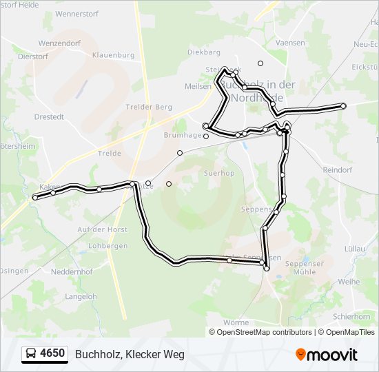 4650 bus Line Map