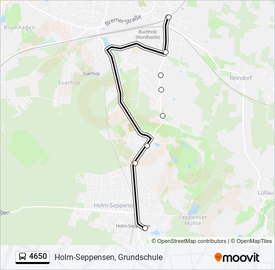 4650 bus Line Map