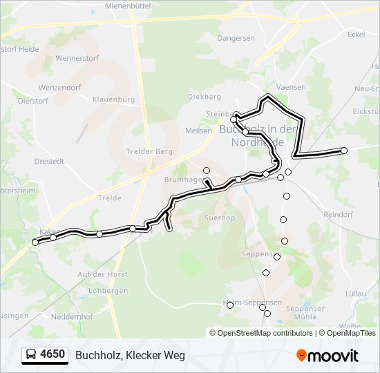 4650 bus Line Map