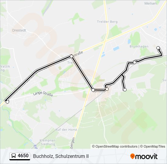 4650 Route: Schedules, Stops & Maps - Buchholz, Schulzentrum II (Updated)