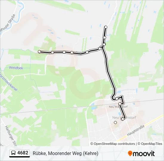 4682 Bus Line Map