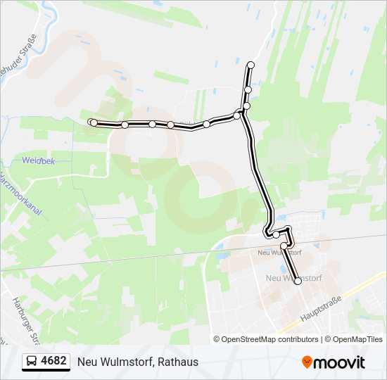 Автобус 4682: карта маршрута