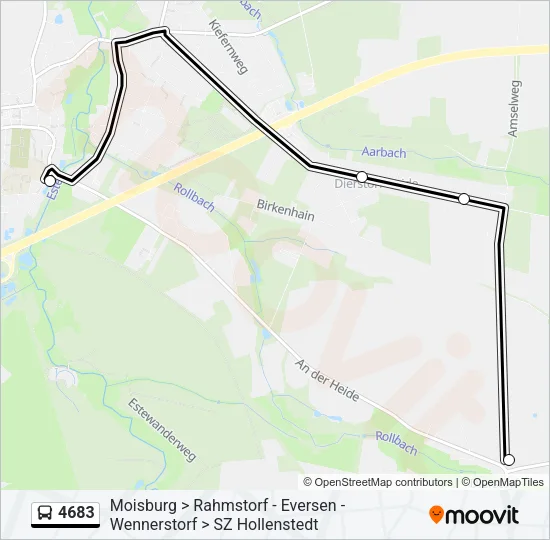 4683 Bus Line Map