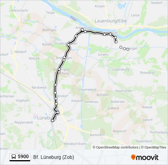 5900 bus Line Map