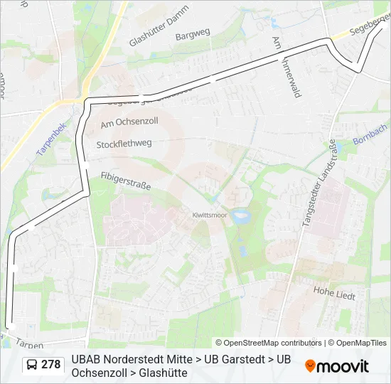 278 Bus Line Map