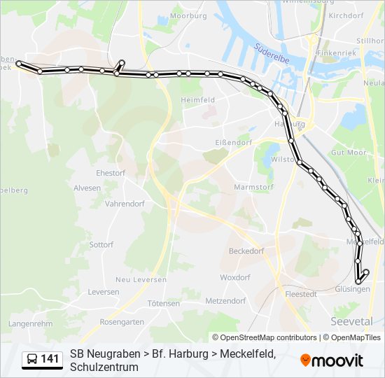 141 Route Schedules Stops Maps S Neugraben Updated 