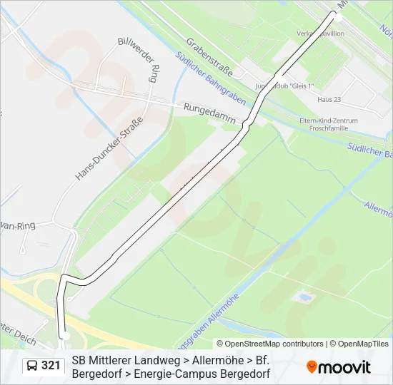 321 Bus Line Map