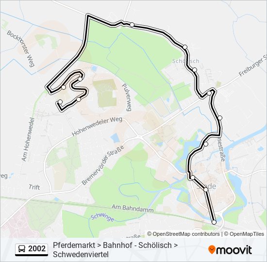 2002 bus Line Map