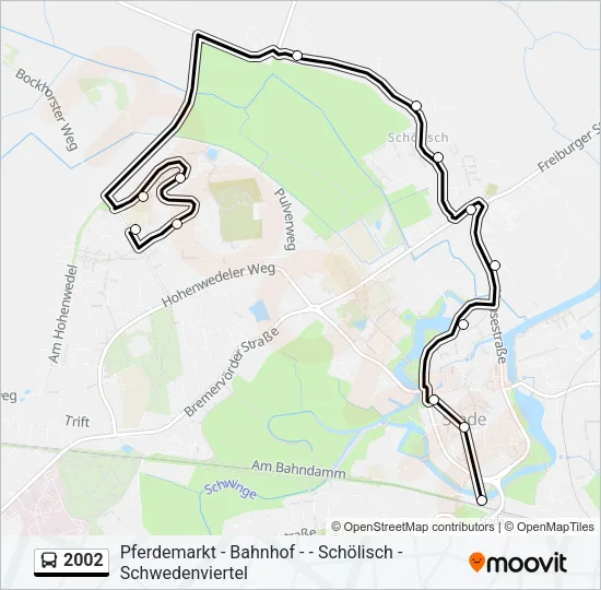 2002 Bus Line Map