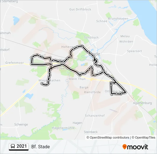 2021 Bus Line Map