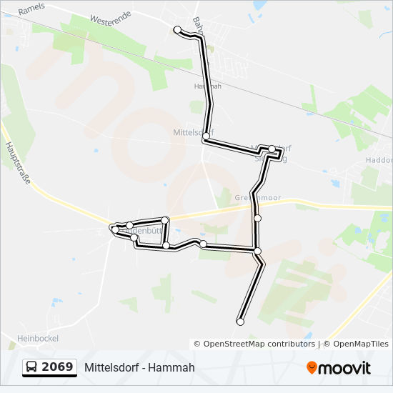 2069 bus Line Map