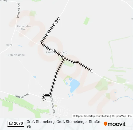 2070 Bus Line Map