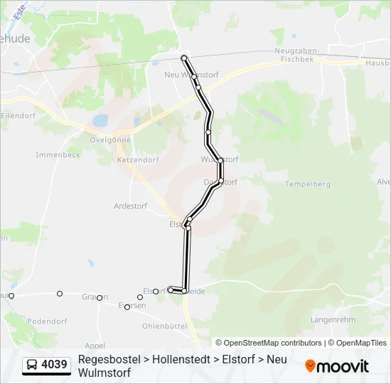 4039 Bus Line Map