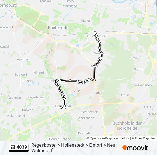4039 Bus Line Map