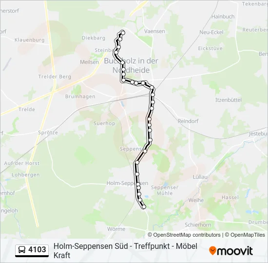4103 Bus Line Map