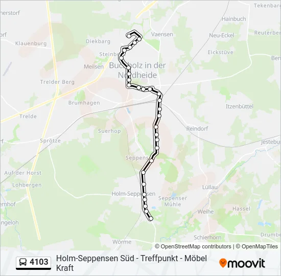 4103 Bus Line Map
