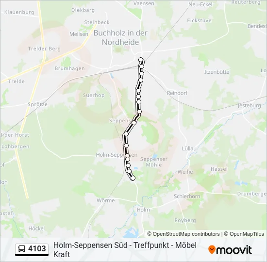 4103 Bus Line Map
