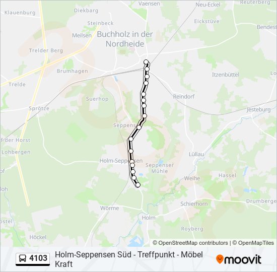 4103 bus Line Map