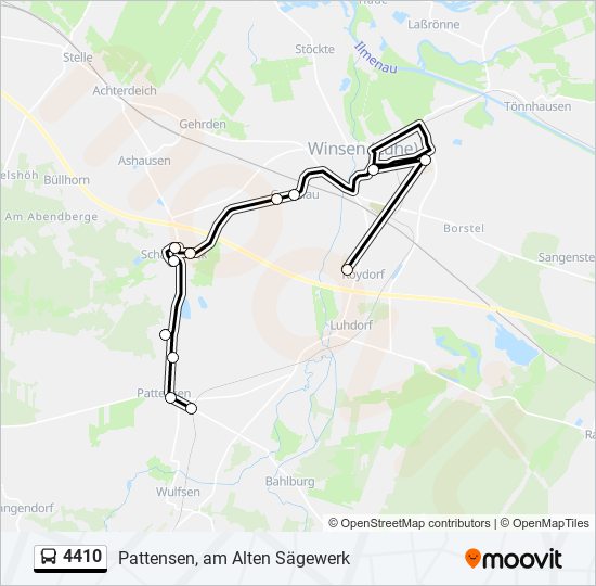 4410 bus Line Map