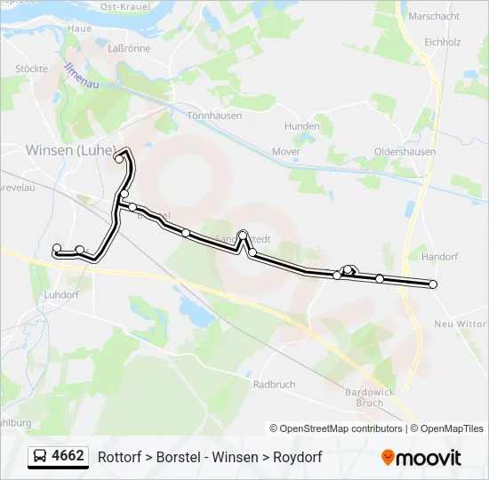 4662 Bus Line Map