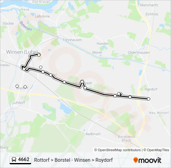 4662 Bus Line Map