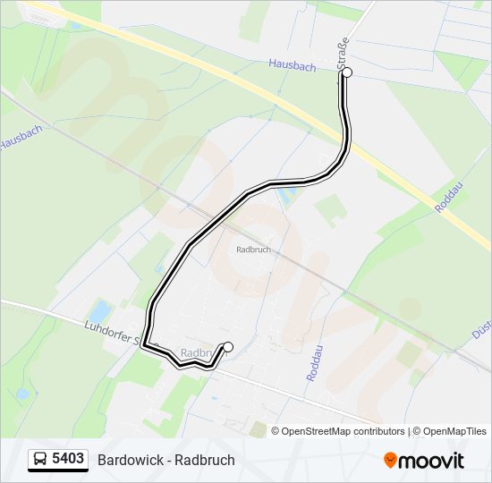 5403 bus Line Map