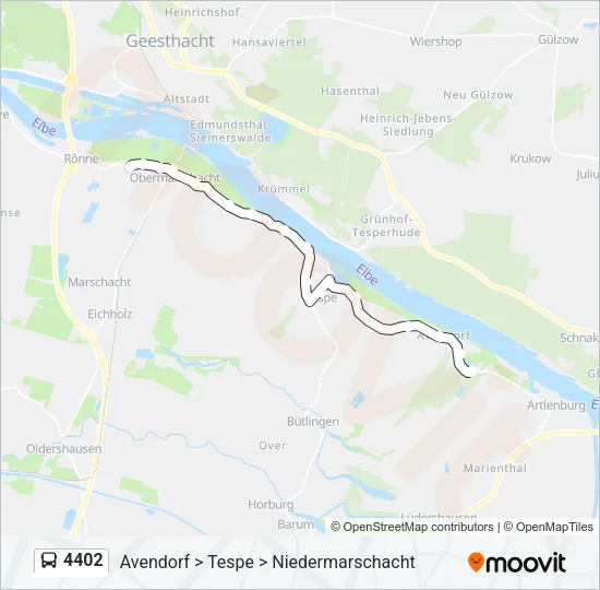 4402 Bus Line Map