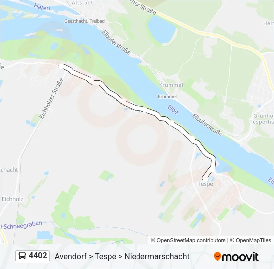 4402 Bus Line Map