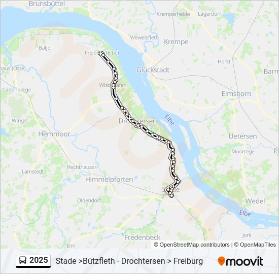 2025 bus Line Map