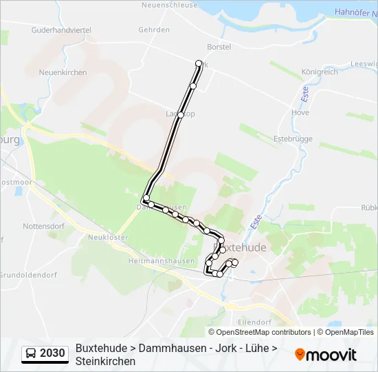 2030 Bus Line Map