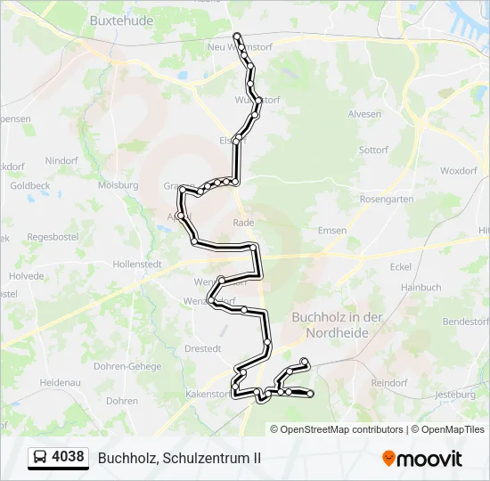 4038 Bus Line Map