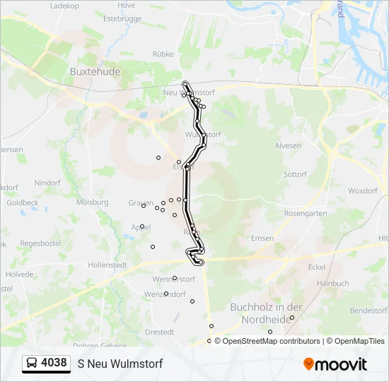 4038 Bus Line Map