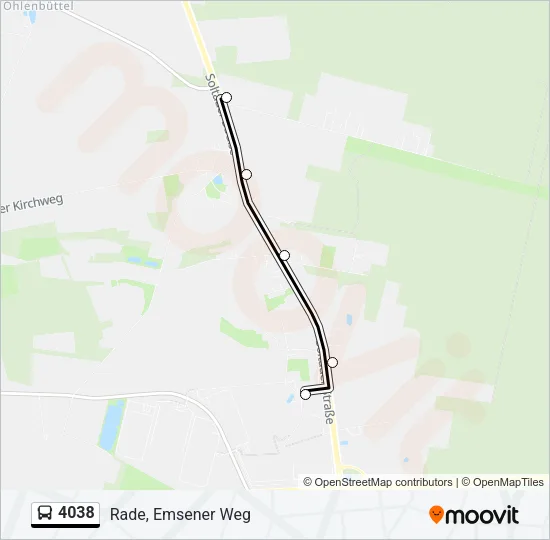 4038 Bus Line Map